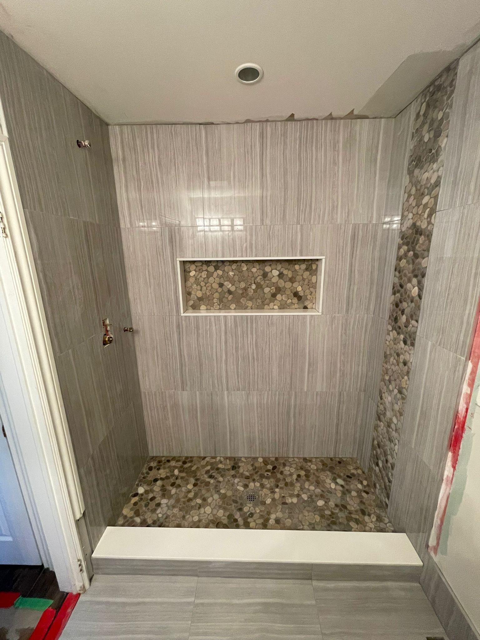 Caledon Bathroom tiles installation at Markom Tiles